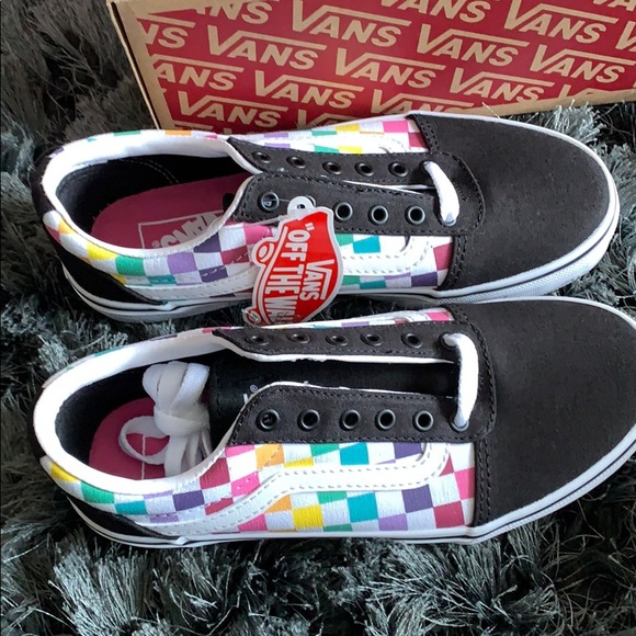 VANS BIG KID WARD SNEAKERS Party Check - Picture 3 of 14